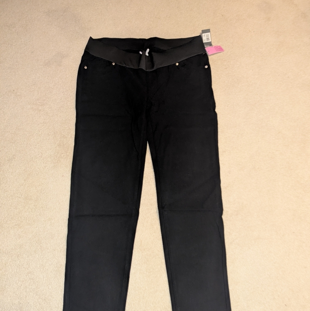 Nwt Times Two Maternity Black Pants